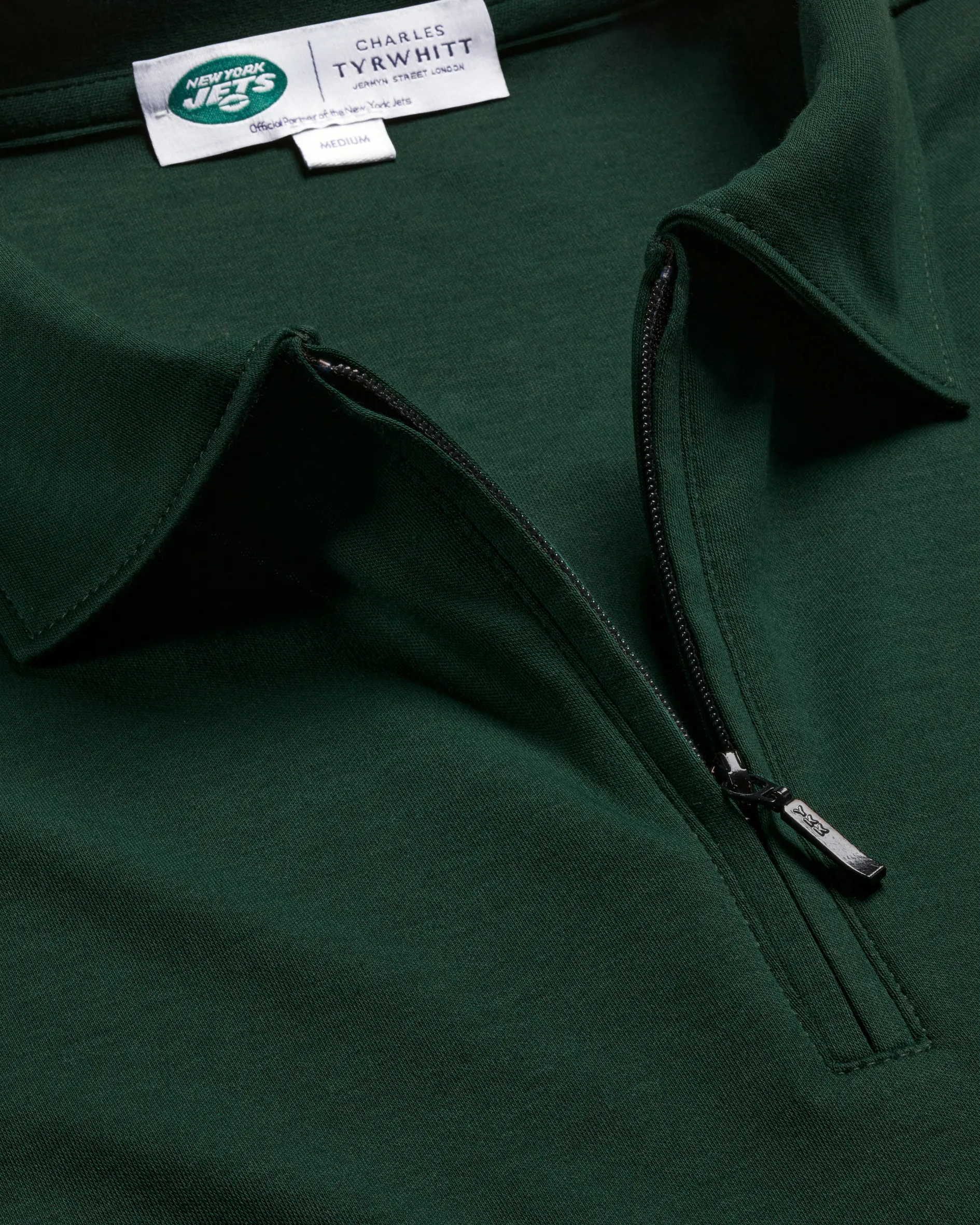 Online Charles Tyrwhitt New York Jets Cotton Jersey Polo - Dark Green