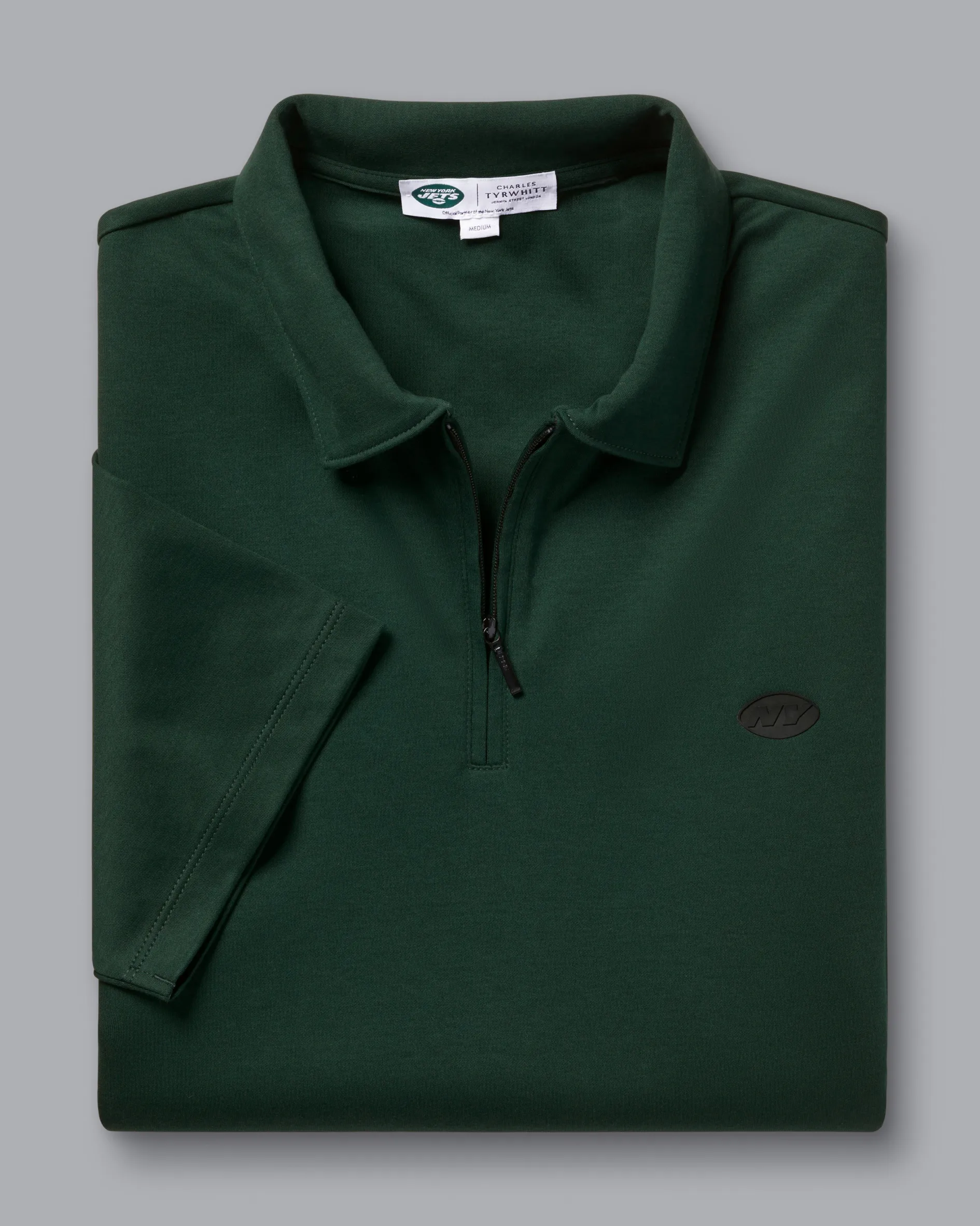 Online Charles Tyrwhitt New York Jets Cotton Jersey Polo - Dark Green