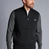 Sale Charles Tyrwhitt New York Jets Merino Padded Front Vest - Dark Charcoal