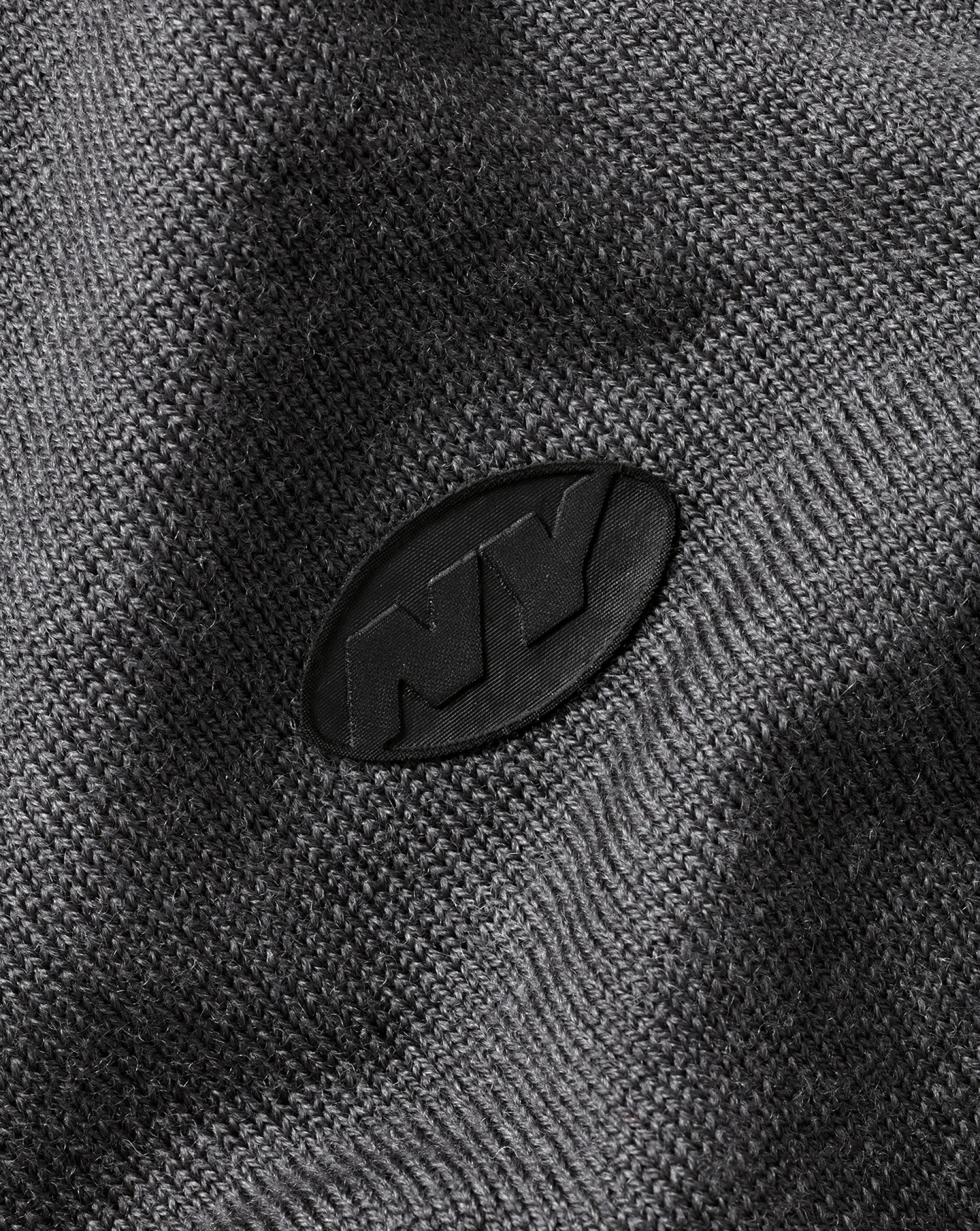 New Charles Tyrwhitt New York Jets Merino Quarter Zip Sweater - Grey