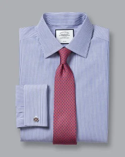 Sale Charles Tyrwhitt Non-Iron Bengal Stripe Shirt - Blue Royal