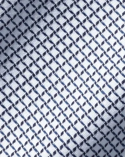 Cheap Charles Tyrwhitt Non-Iron Cushion Stretch Texture Shirt - Blue Navy