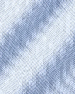 Best Charles Tyrwhitt Non-Iron Prince of Wales Check Shirt - Cornflower Blue