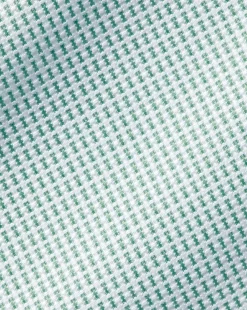 Best Charles Tyrwhitt Non-Iron Rectangle Stretch Texture Shirt - Green Spearmint