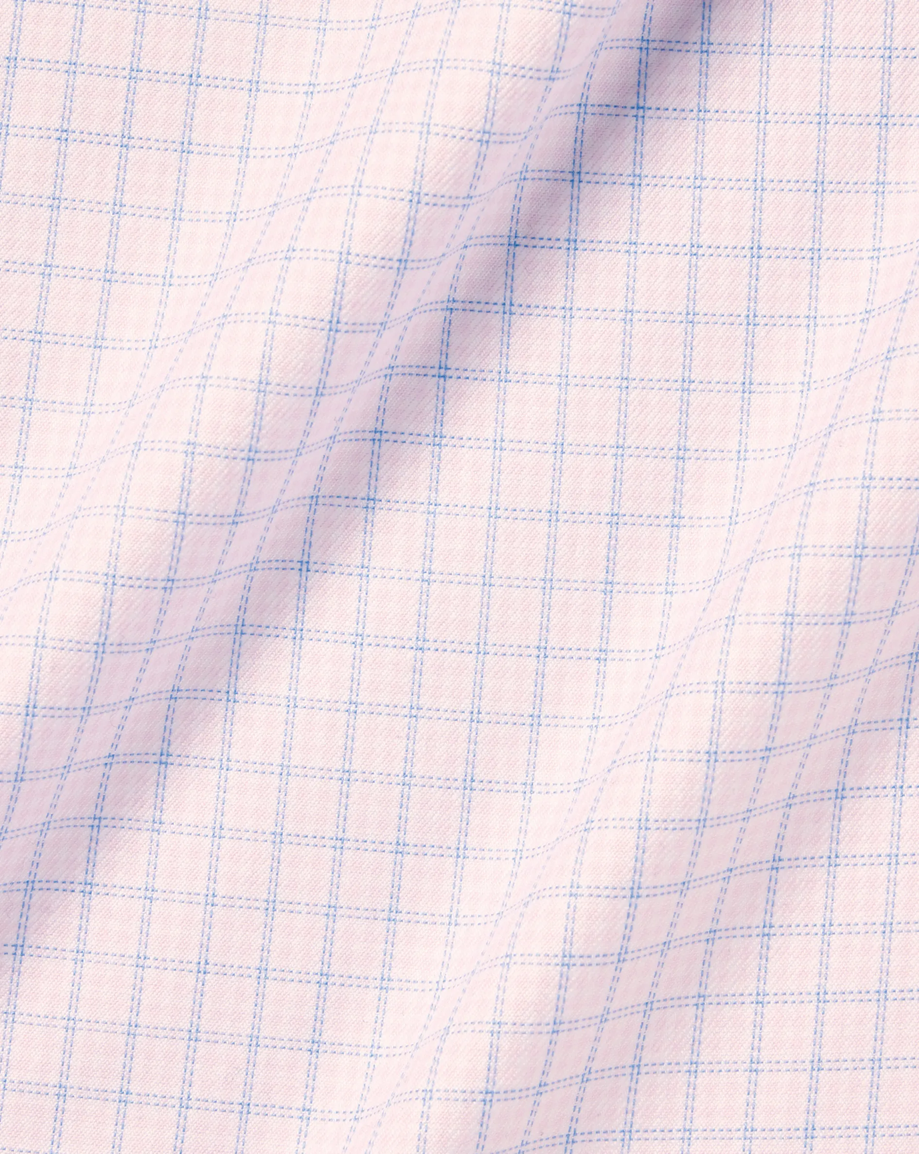 Flash Sale Charles Tyrwhitt Non-Iron Twill Double Check Shirt - Light Pink