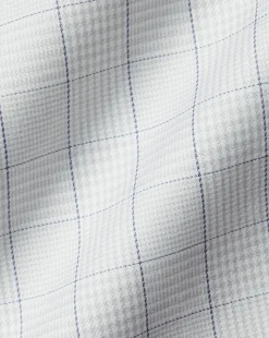 Hot Charles Tyrwhitt Non-Iron Twill Prince Of Wales Check Shirt - Grey Silver
