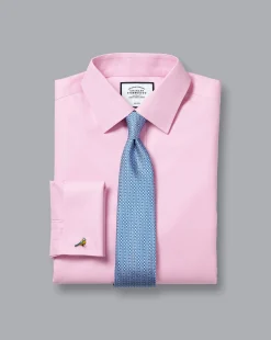 Cheap Charles Tyrwhitt Non-Iron Twill Shirt - Pink