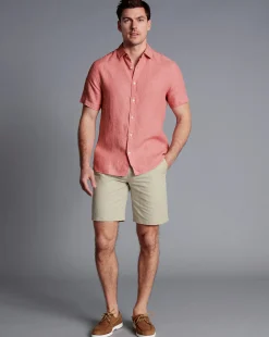 Discount Charles Tyrwhitt Nubuck Boat Shoes - Brown Tobacco