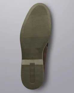 Online Charles Tyrwhitt Nubuck Slip-On Loafer - Brown Chocolate