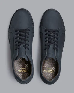 Best Sale Charles Tyrwhitt Nubuck Sneakers - Steel Blue