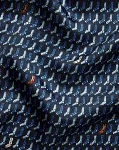 Sale Charles Tyrwhitt Odd Socks Print Pocket Square - Navy