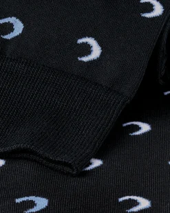 Best Charles Tyrwhitt Once in a Blue Moon Motif Socks - Black
