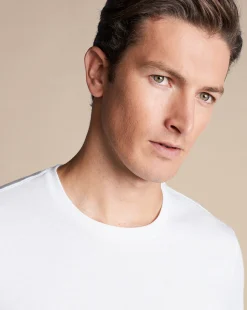 Cheap Charles Tyrwhitt 2-Pack Crew Neck Cotton T-Shirt - White