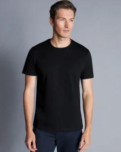 Best Charles Tyrwhitt 2-Pack Crew Neck Cotton T-Shirt - Black