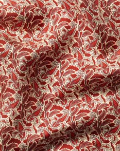 Fashion Charles Tyrwhitt Paisley Print Silk Pocket Square - Burnt Orange & Butter Burnt Orange & Butter