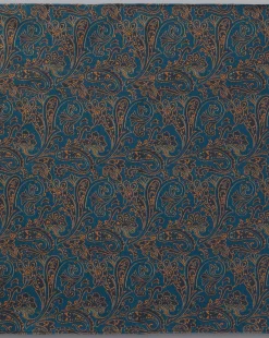 Hot Charles Tyrwhitt Paisley Print Silk Pocket Square - Blue Dark Turquoise