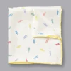New Charles Tyrwhitt Paper Clip Print Pocket Square - Ivory Multi