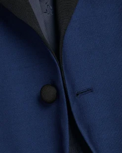 Discount Charles Tyrwhitt Peak Lapel Dinner Suit Jacket - Royal Blue