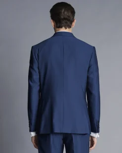 Discount Charles Tyrwhitt Peak Lapel Dinner Suit Jacket - Royal Blue