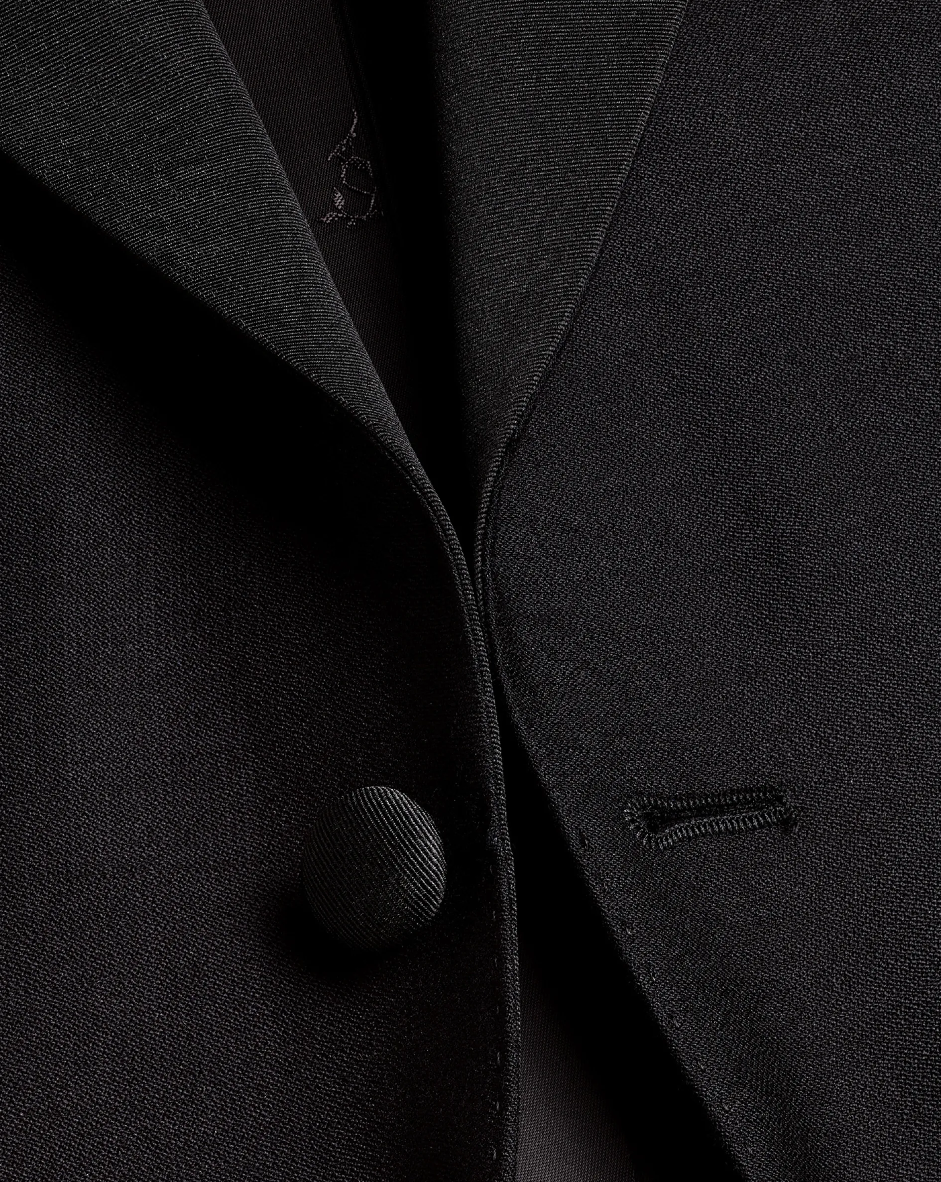 Store Charles Tyrwhitt Peak Lapel Tuxedo Jacket - Black