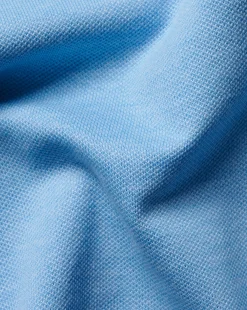 Clearance Charles Tyrwhitt Pique Jersey Shirt - Sky