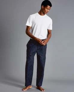 Fashion Charles Tyrwhitt Printed Dot Pajama Bottoms - Navy