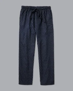 Fashion Charles Tyrwhitt Printed Dot Pajama Bottoms - Navy
