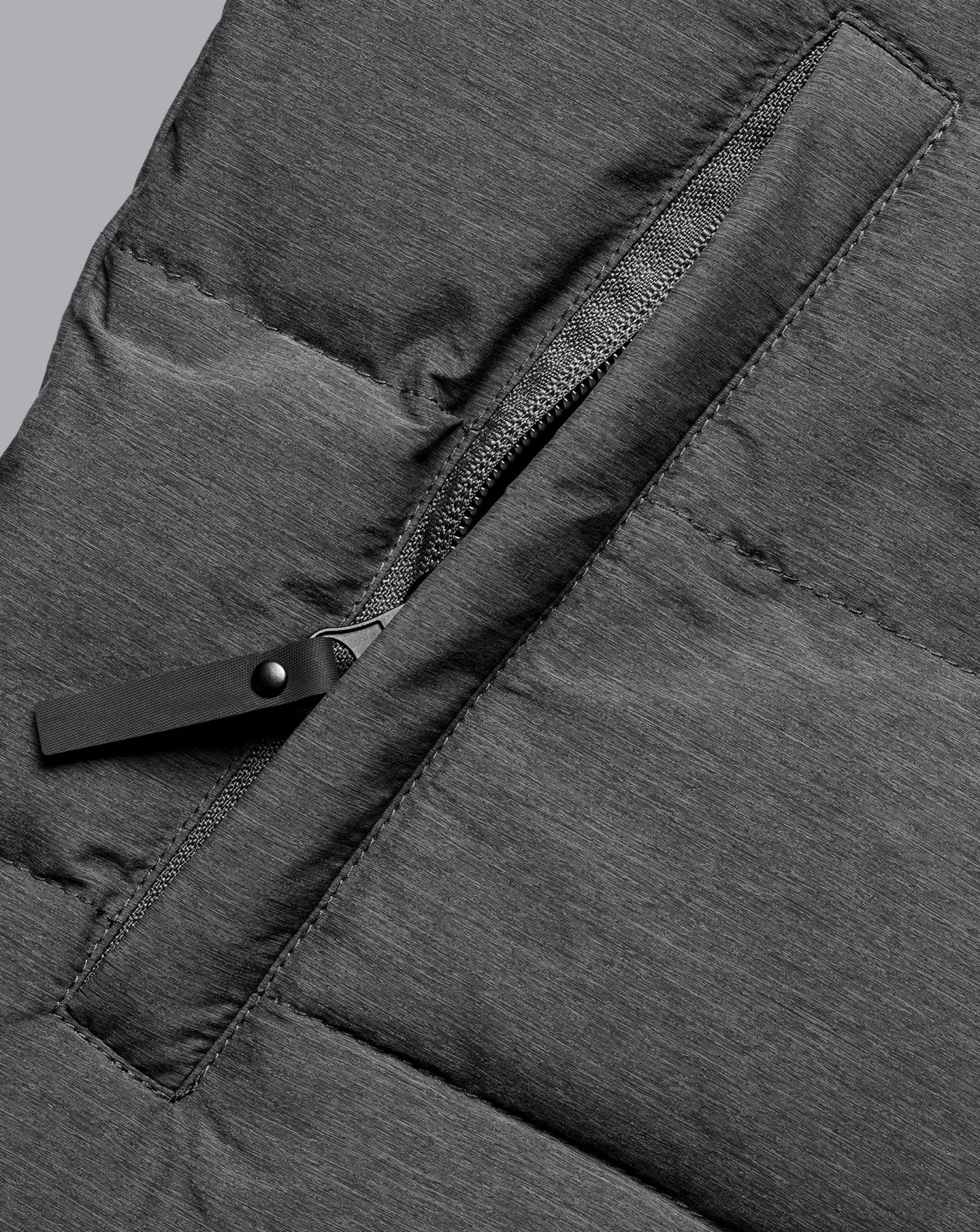 Cheap Charles Tyrwhitt Quilted Vest - Grey Melange
