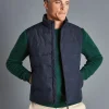 Flash Sale Charles Tyrwhitt Quilted Vest - Navy