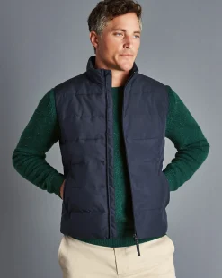 Flash Sale Charles Tyrwhitt Quilted Vest - Navy