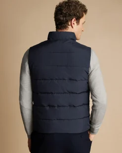Flash Sale Charles Tyrwhitt Quilted Vest - Navy