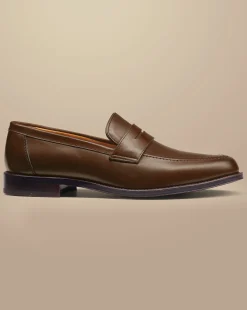 Discount Charles Tyrwhitt Saddle Loafers - Dark Tan