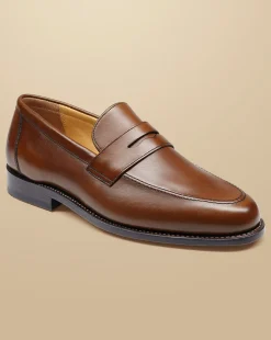 Discount Charles Tyrwhitt Saddle Loafers - Dark Tan