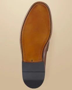 Discount Charles Tyrwhitt Saddle Loafers - Dark Tan