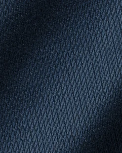 Cheap Charles Tyrwhitt Semi-Spread Collar Egyptian Cotton Windsor Weave Shirt - Steel Blue