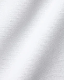 Clearance Charles Tyrwhitt Semi-Spread Collar Egyptian Cotton Poplin Shirt - White