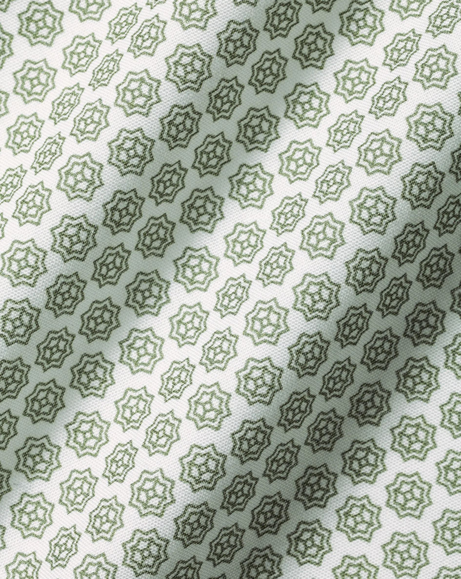 Flash Sale Charles Tyrwhitt Semi-Spread Collar Non-Iron Decorative Print Shirt - Green Olive
