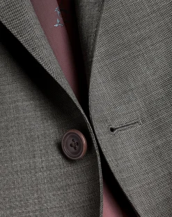 Outlet Charles Tyrwhitt Sharkskin Suit Jacket - Grey
