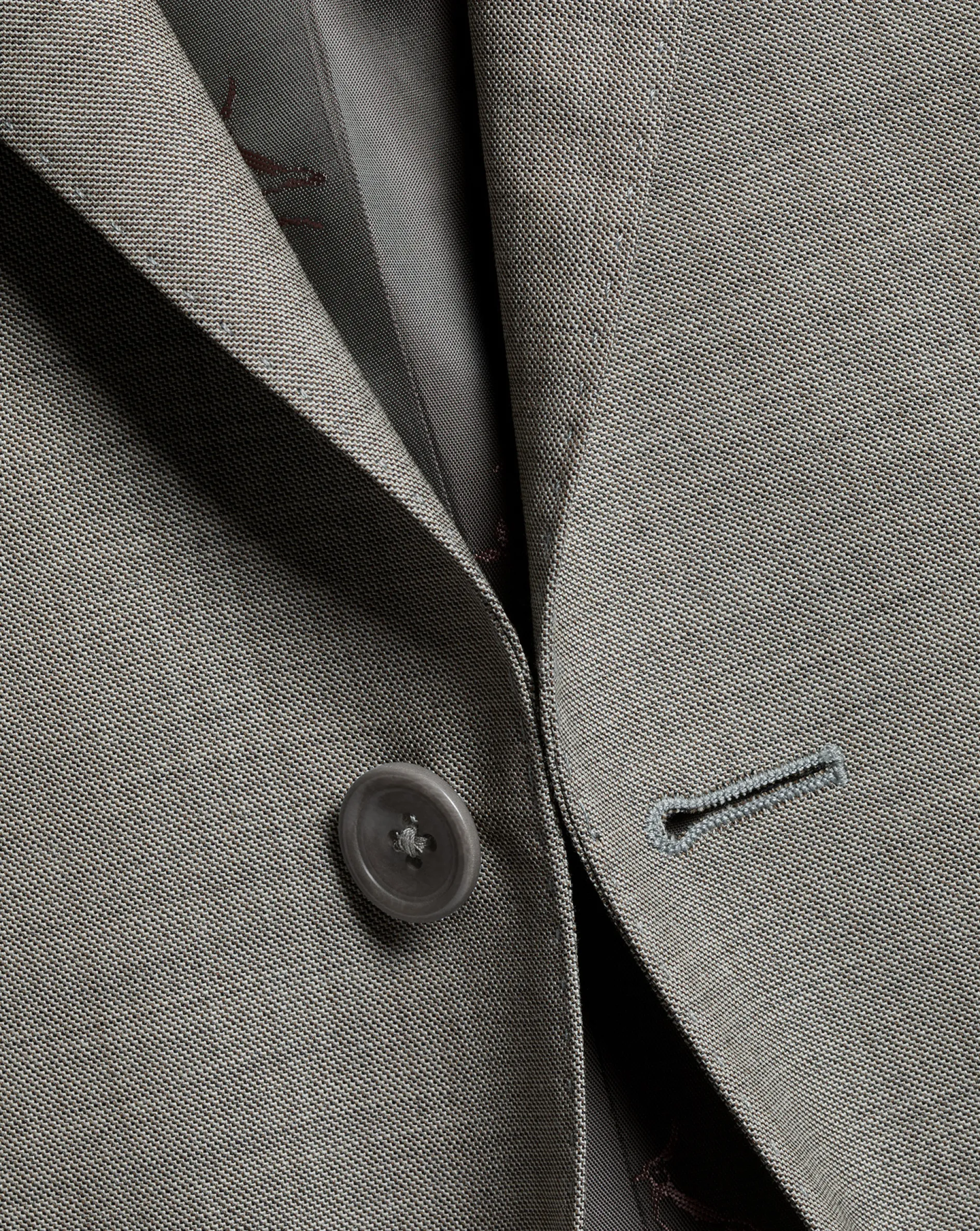 Cheap Charles Tyrwhitt Sharkskin Suit Jacket - Light Grey