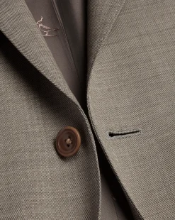 Clearance Charles Tyrwhitt Sharkskin Suit Jacket - Taupe
