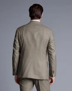 Clearance Charles Tyrwhitt Sharkskin Suit Jacket - Taupe
