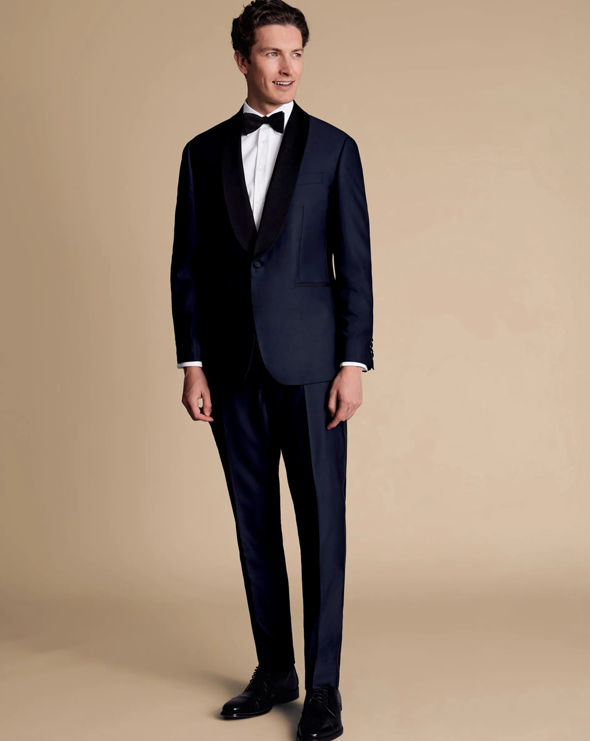 Store Charles Tyrwhitt Shawl Lapel Tuxedo Jacket - Dark Navy