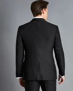 Shop Charles Tyrwhitt Shawl Lapel Tuxedo Jacket - Black