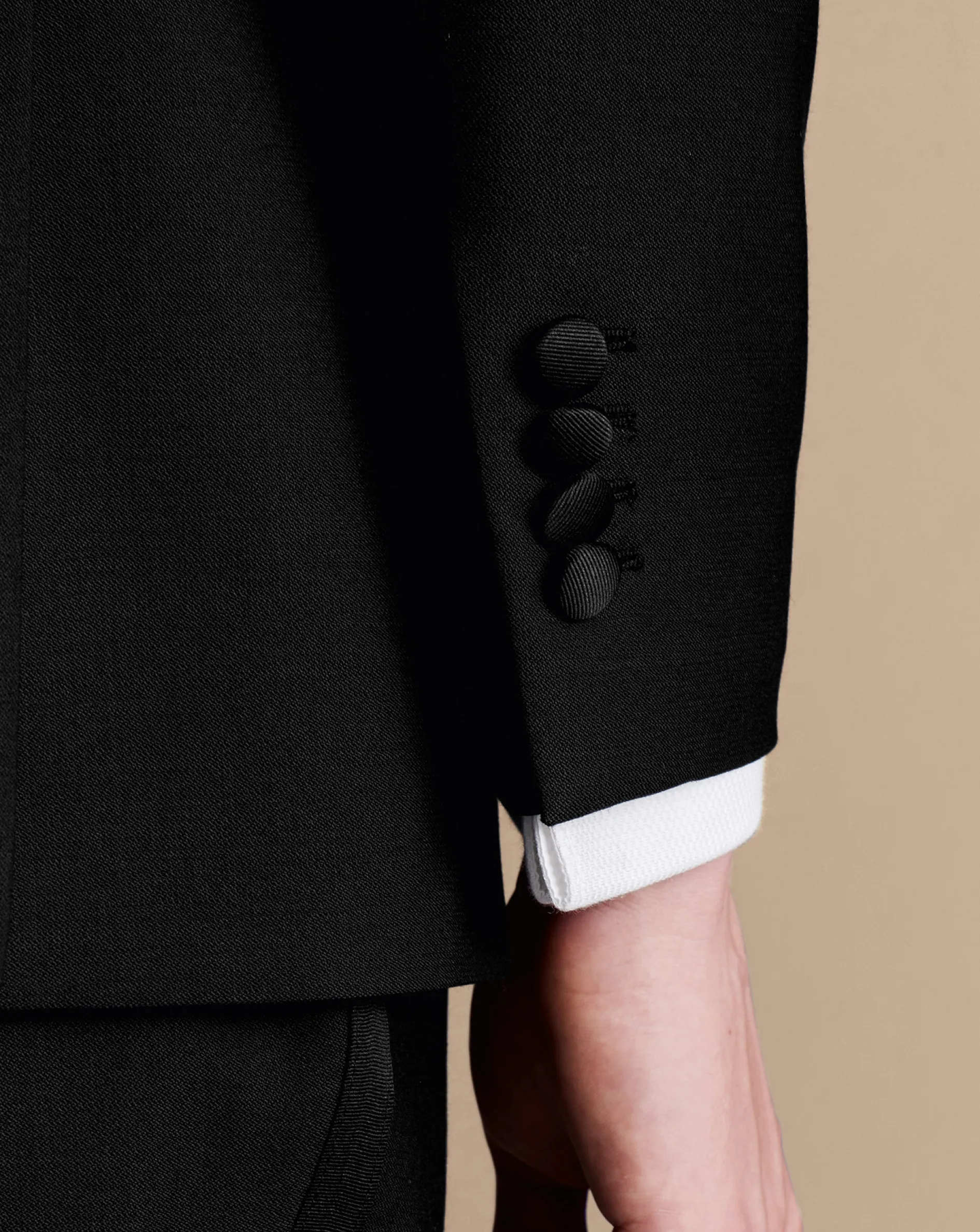 Flash Sale Charles Tyrwhitt Shawl Lapel Tuxedo Jacket - Black