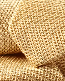 Flash Sale Charles Tyrwhitt Silk Knitted Slim Tie - Tan
