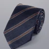 Flash Sale Charles Tyrwhitt Silk Stripe Tie - French Blue & Camel