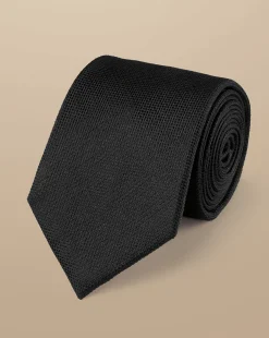 Cheap Charles Tyrwhitt Silk Tie - Black
