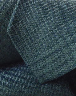 Sale Charles Tyrwhitt Silk Wool Blend Prince of Wales Check Tie - Green & Blue Green and Blue