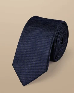 Online Charles Tyrwhitt Slim Silk Tie - French Blue