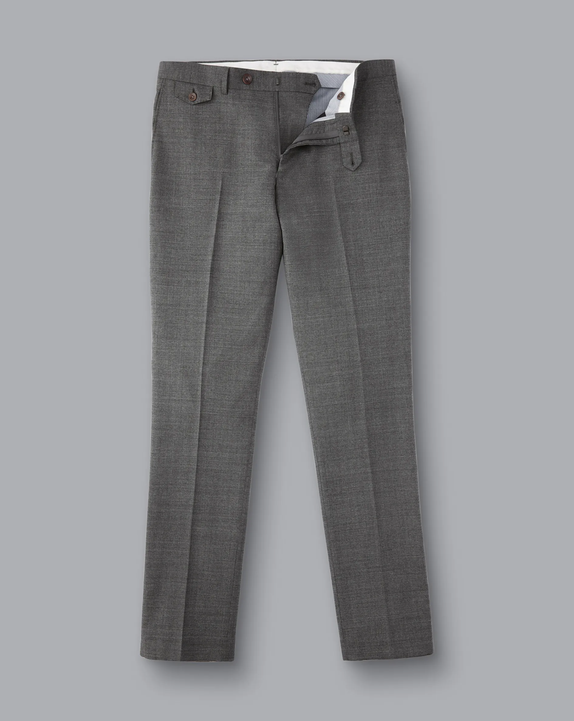 Discount Charles Tyrwhitt Smart Italian Luxury Pants - Grey